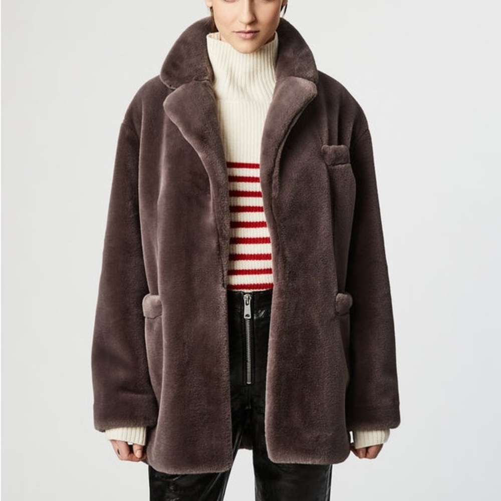 Bernardo Faux Fur Jacket